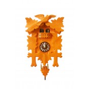 Kuckucksuhr Traditionell Modell "Tanzpaar" - orange